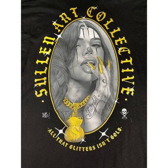 Men’s Black Sullen Art Collective Graphic Tee 2XL – Excellent Condition - Picture 7 of 10